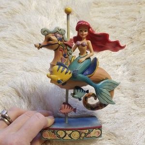 🐚 🎠 Jim Shore Ariel on Carousel Horse
